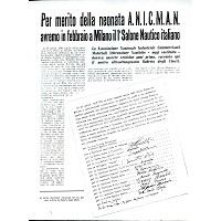 Per merito della neonata A.N.I.C.M.A.N. avremo in febbraio a Milano il 1° Salone Nautico italiano