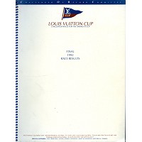 Louis Vuitton Cup - Challenger Races for the America´s Cup FINAL 1992 RACE RESULTS
